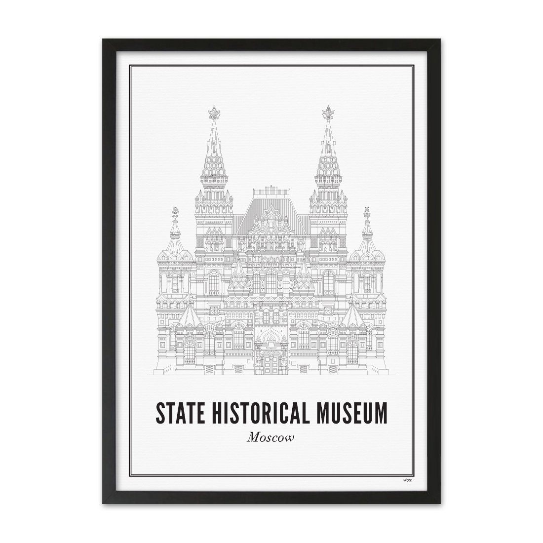 Affiches de Moscou - Musee National | WIJCK.